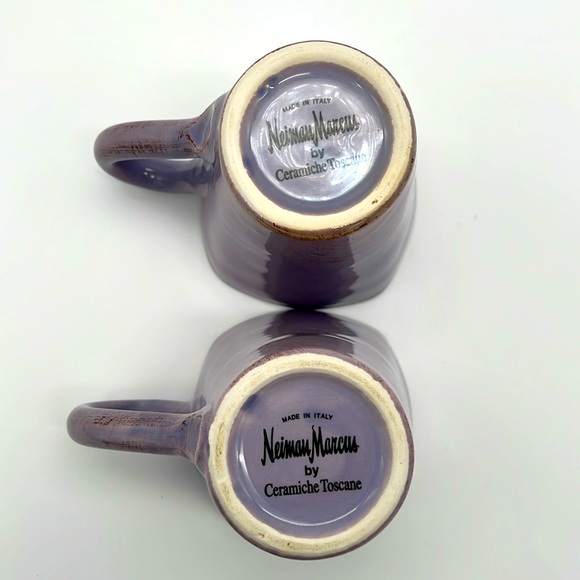 Neiman Marcus Ceramiche Toscane Distressed Mugs - Lavender & Purple (Set of 4) - Picture 7 of 16